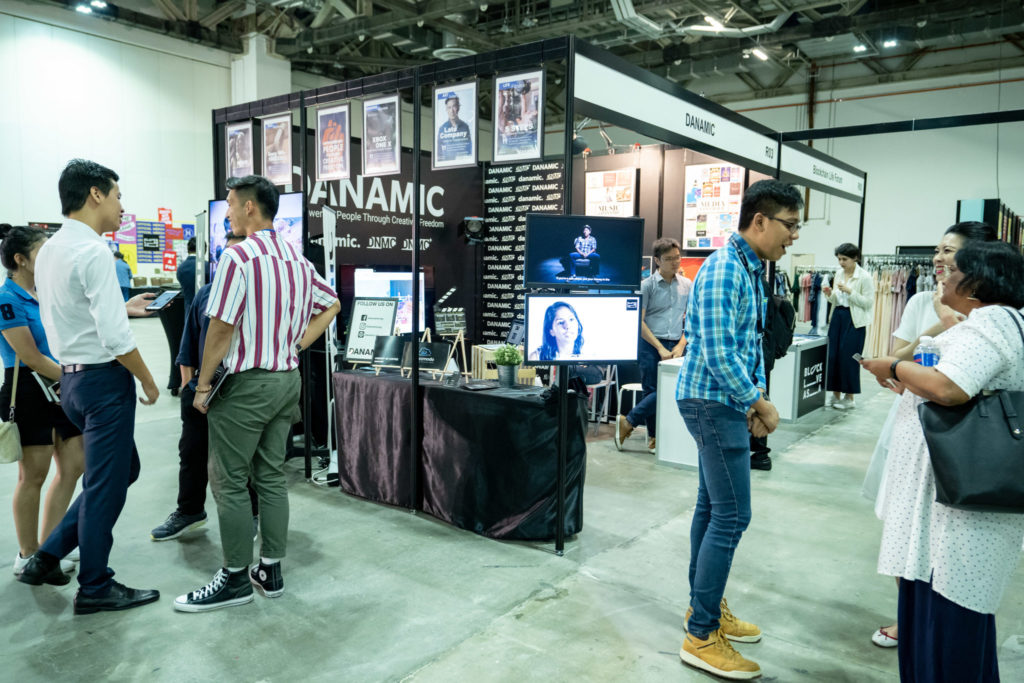 Our booth and team at Block Live Asia 2019