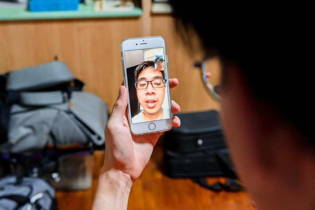 Video Conferencing: Phone video call