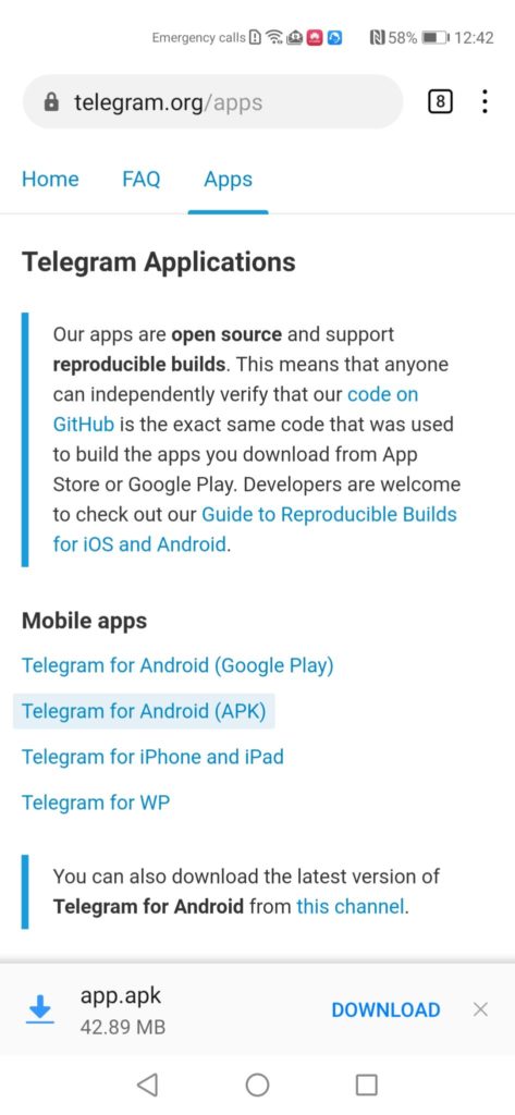 Huawei AppGallery Guide TelegramInstall 