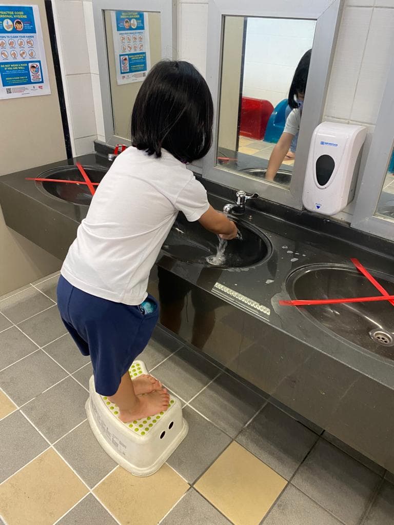 Coping during Covid: Preschool Hand washing Practice