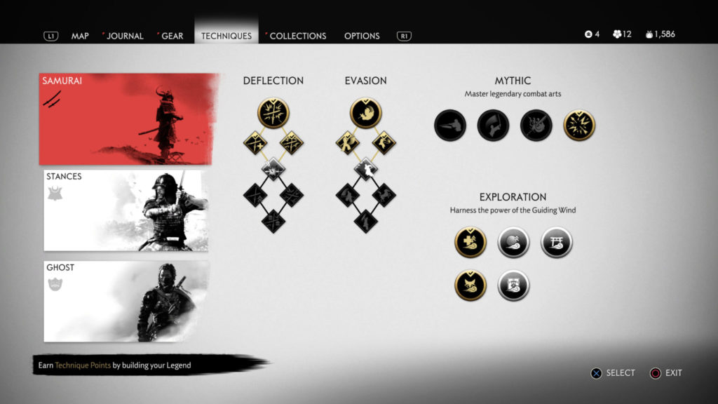 Ghost of Tsushima: Techniques