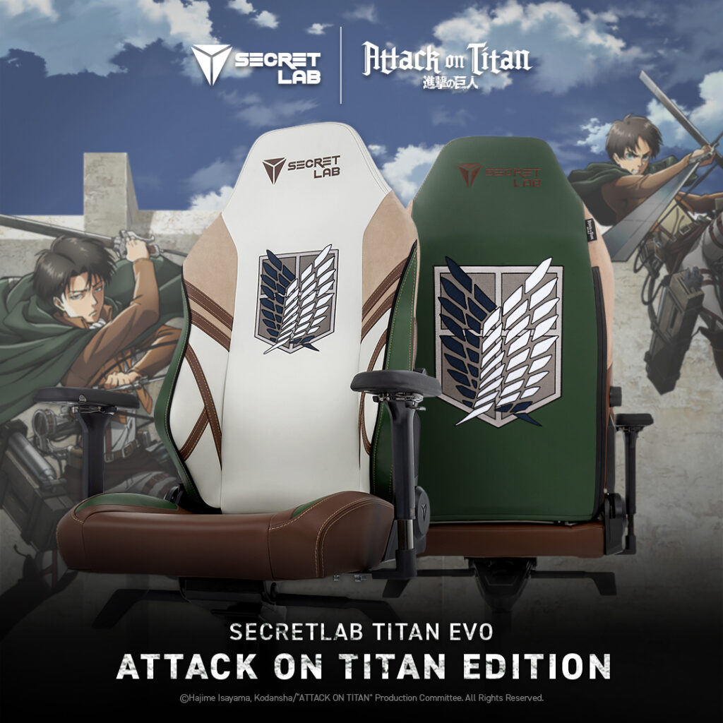 Secretlab's Anime Collections: ttack on Titan X Secretlab