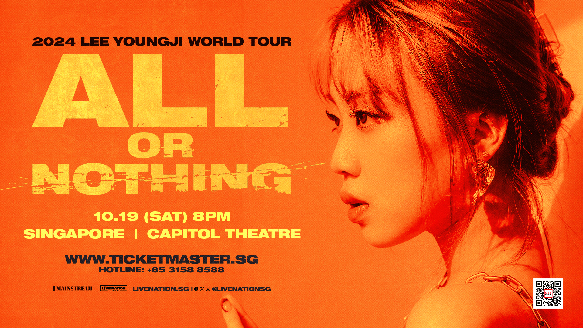 2024 Lee Youngji World Tour [ALL OR NOTHING] in Singapore