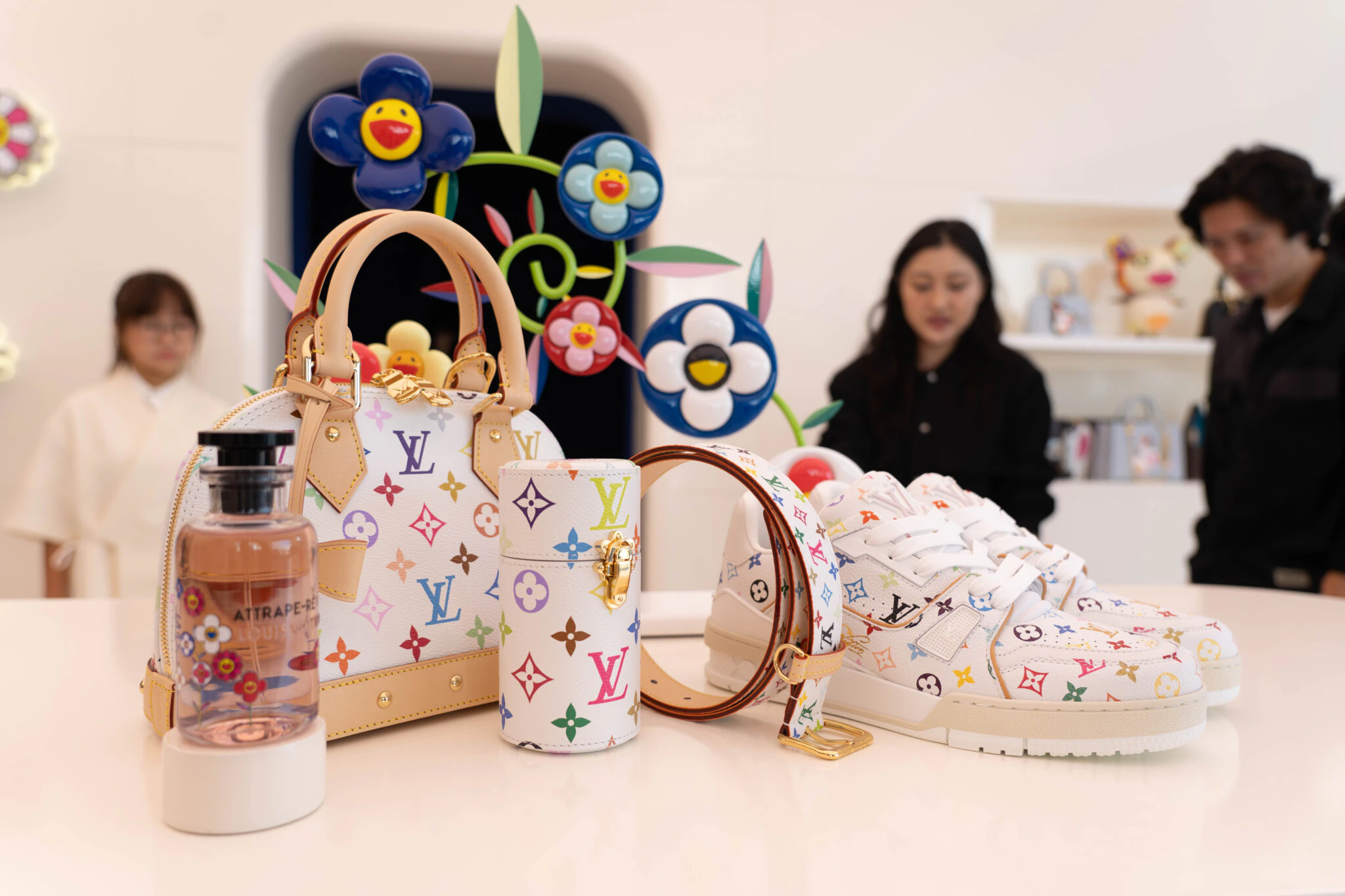 The Louis Vuitton x Murakami Pop-Up has Touched Down in