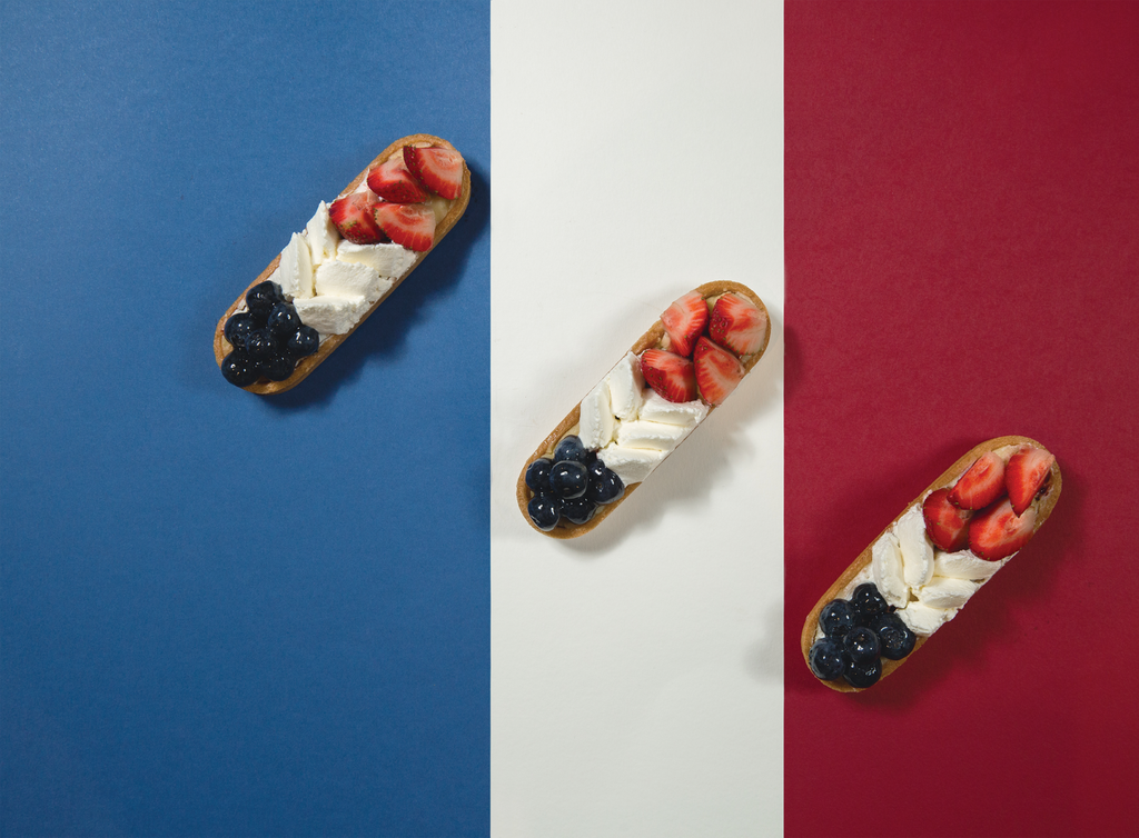 PAUL Bastille Day Sweet Salute: The Berry Flag Tartlet