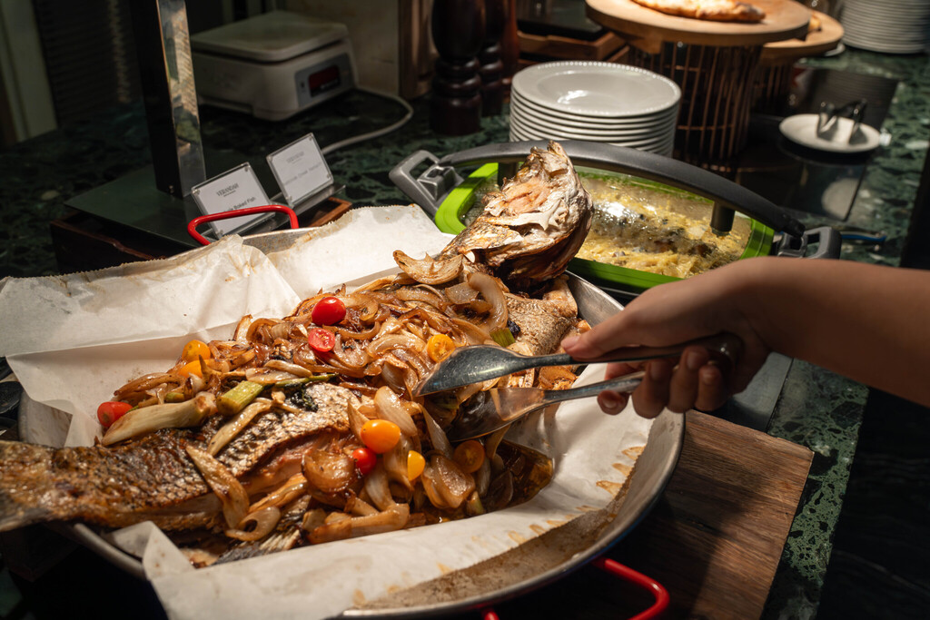 Verandah Rooftop Rotisserie Whole Baked Fish