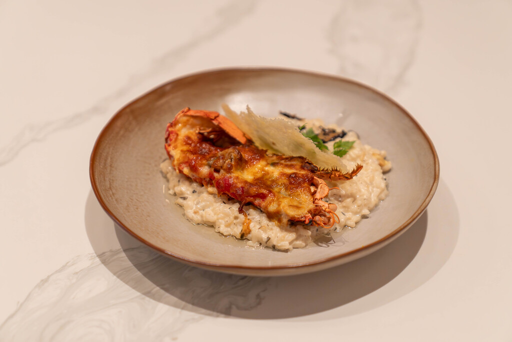 Verandah Rooftop Rotisserie Lobster Risotto