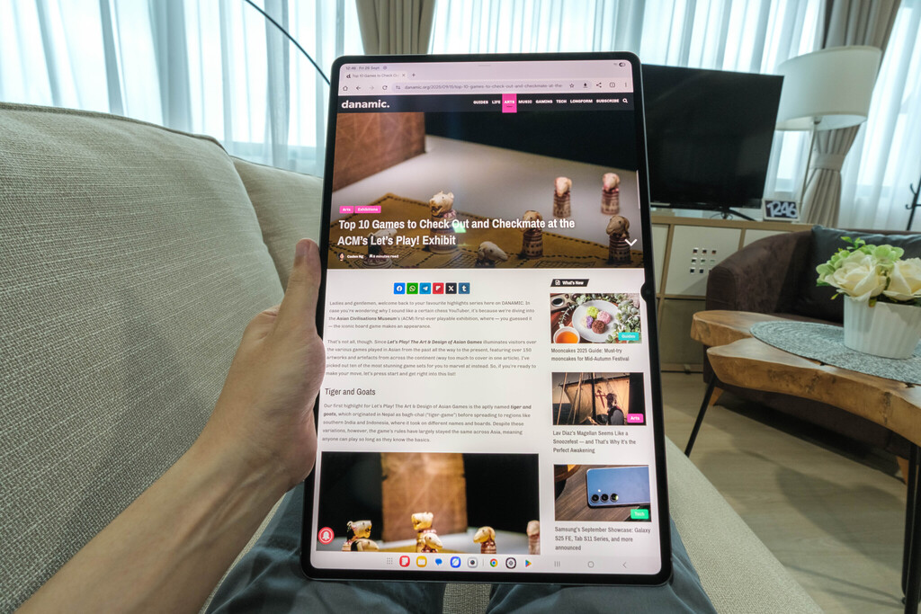 Samsung Galaxy Tab S11 Ultra Review: One Handed
