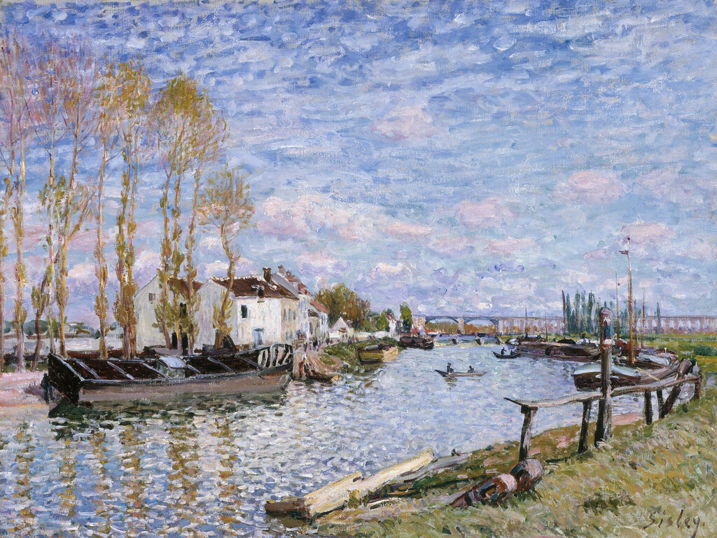 Into the Modern: Alfred Sisley. The Loing at Saint-Mammès