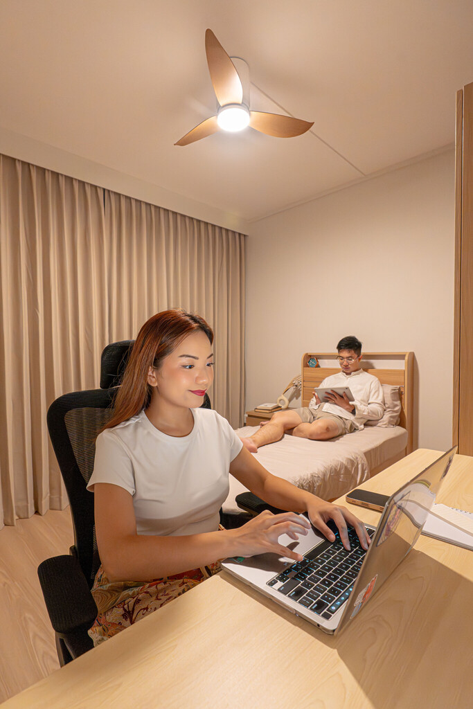 Point One Technology Ceiling Fan Choice: Ceiling Fan In-use