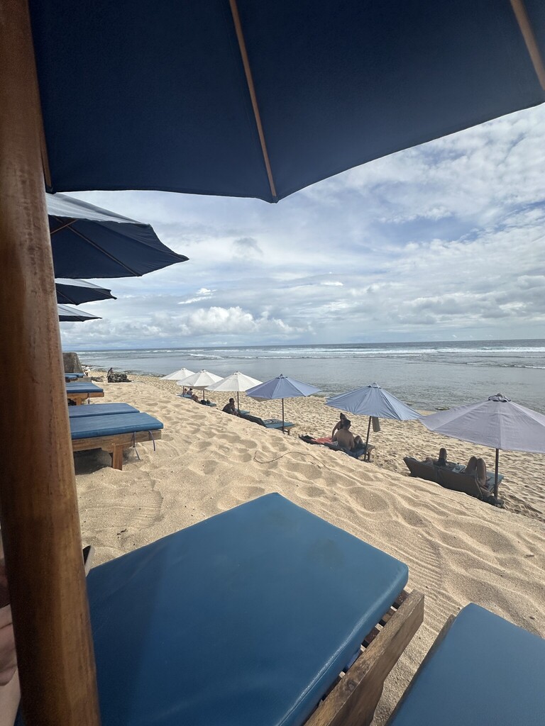 View of Nyang Nyang Beach from a Sunbed