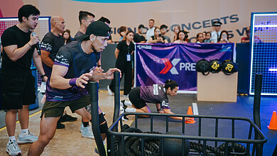Anytime Fitness Battle of the Purple Champions Challenge Station