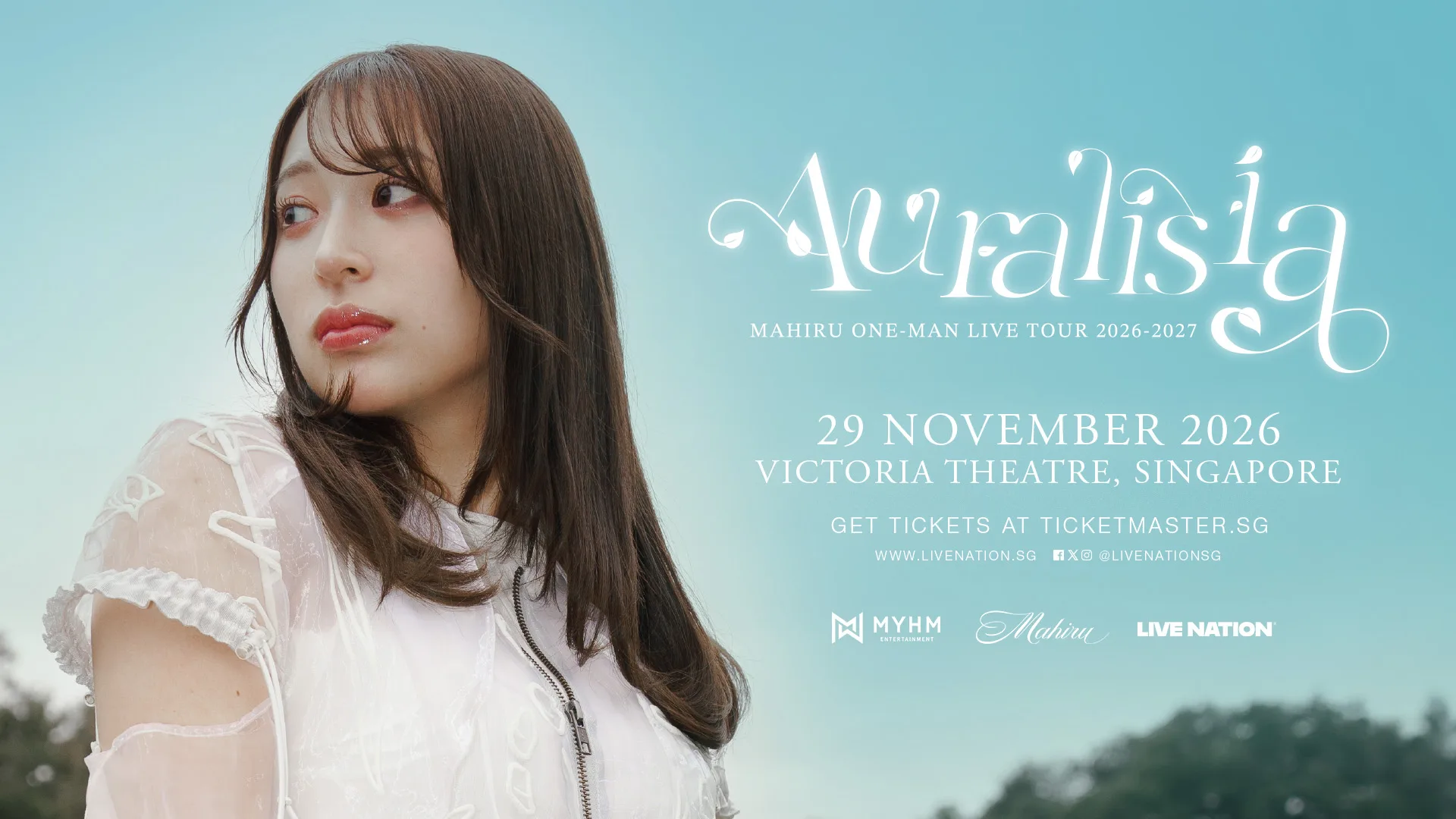 Mahiru announces her Auralisia tour stop at Victoria Theatre