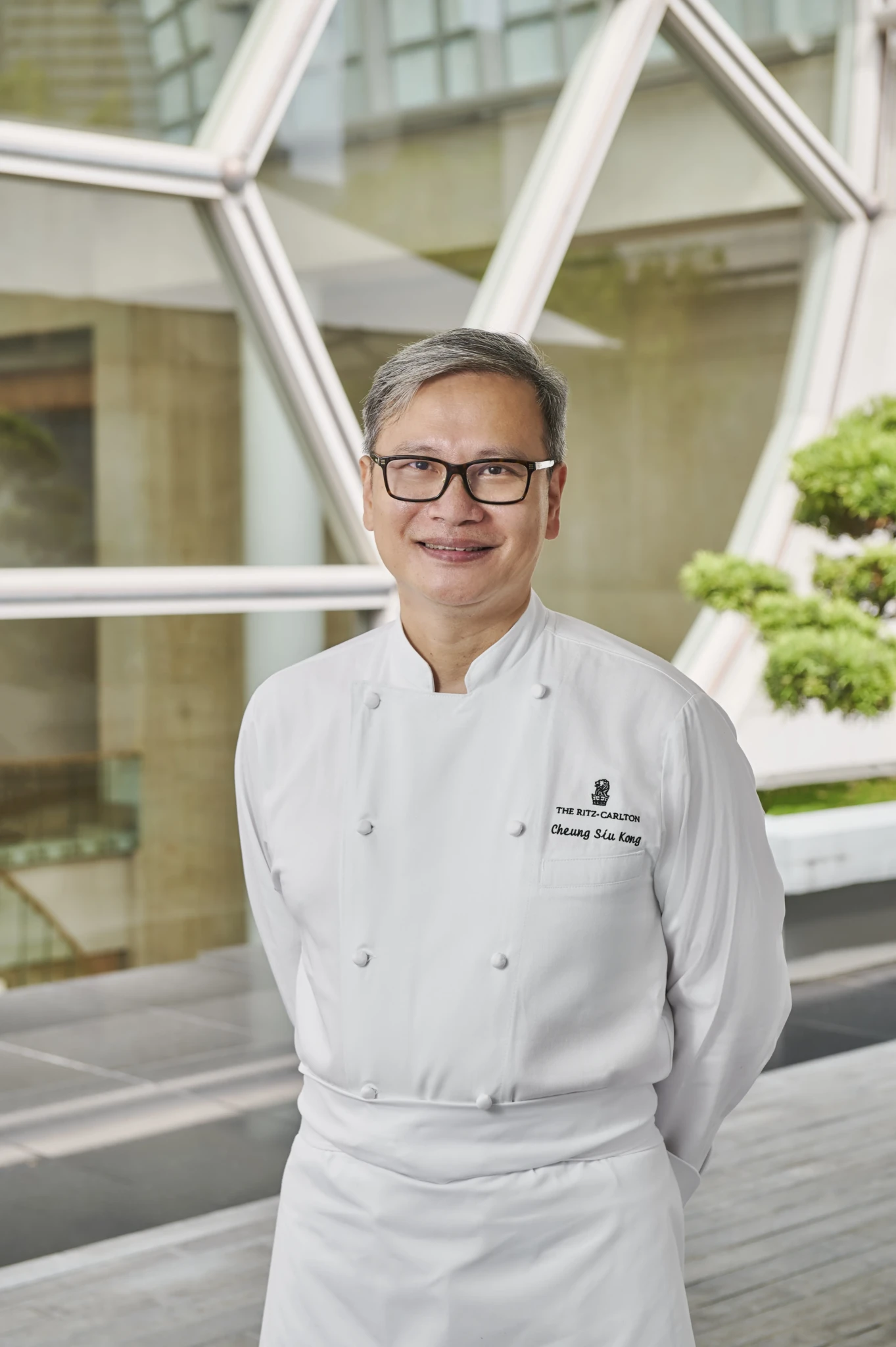 Chef Cheung Siu Kong photographed at The Ritz-Carlton, Millenia Singapore