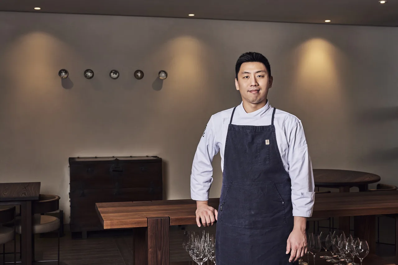 Chef at The Ritz-Carlton, Millenia Singapore ahead of the Jueun and Summer Pavilion collaboration