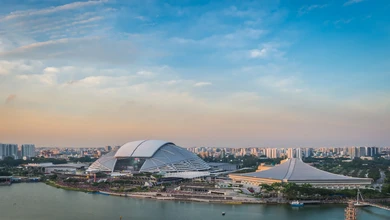 The National Stadium at The Kallang in Singapore