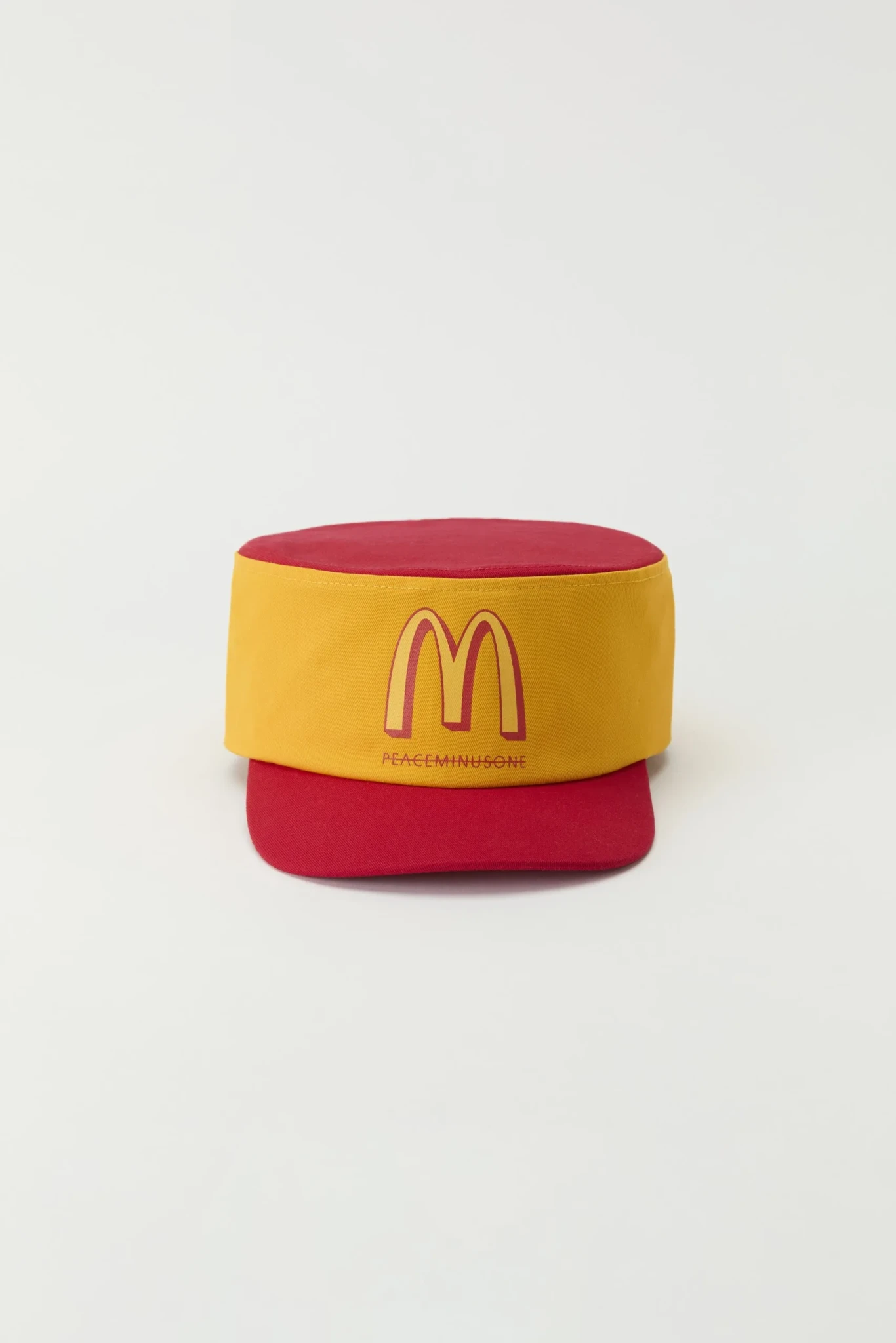 Vintage Hat with McDonald's arches and PEACEMINUSONE branding