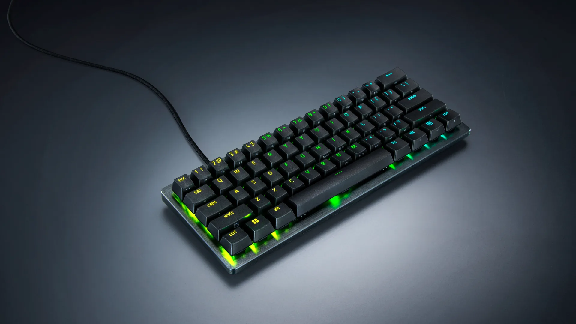 Zoomed-out view of the Razer Huntsman V3 Pro Mini 8KHz