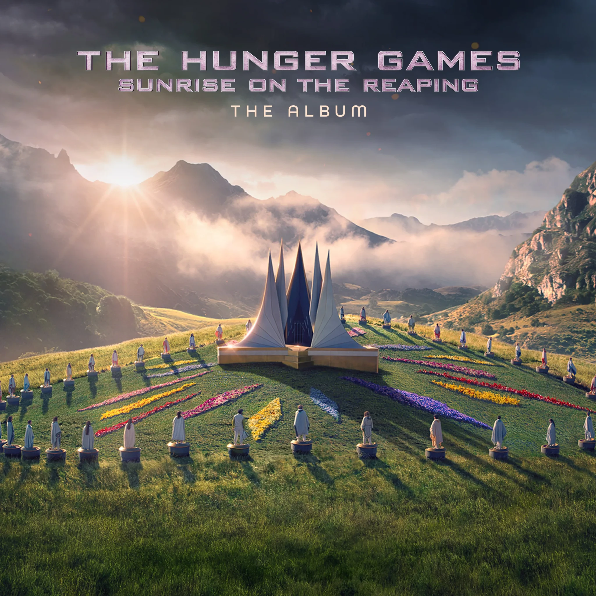 Official cover artwork for The Hunger Games: Sunrise on the Reaping (The Album)