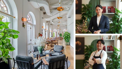 Executive Chef Laurence Tan and General Manager Maryjoy Lim at Restaurant JAG, the one-MICHELIN-starred vegetable-centric restaurant that retained its star in t