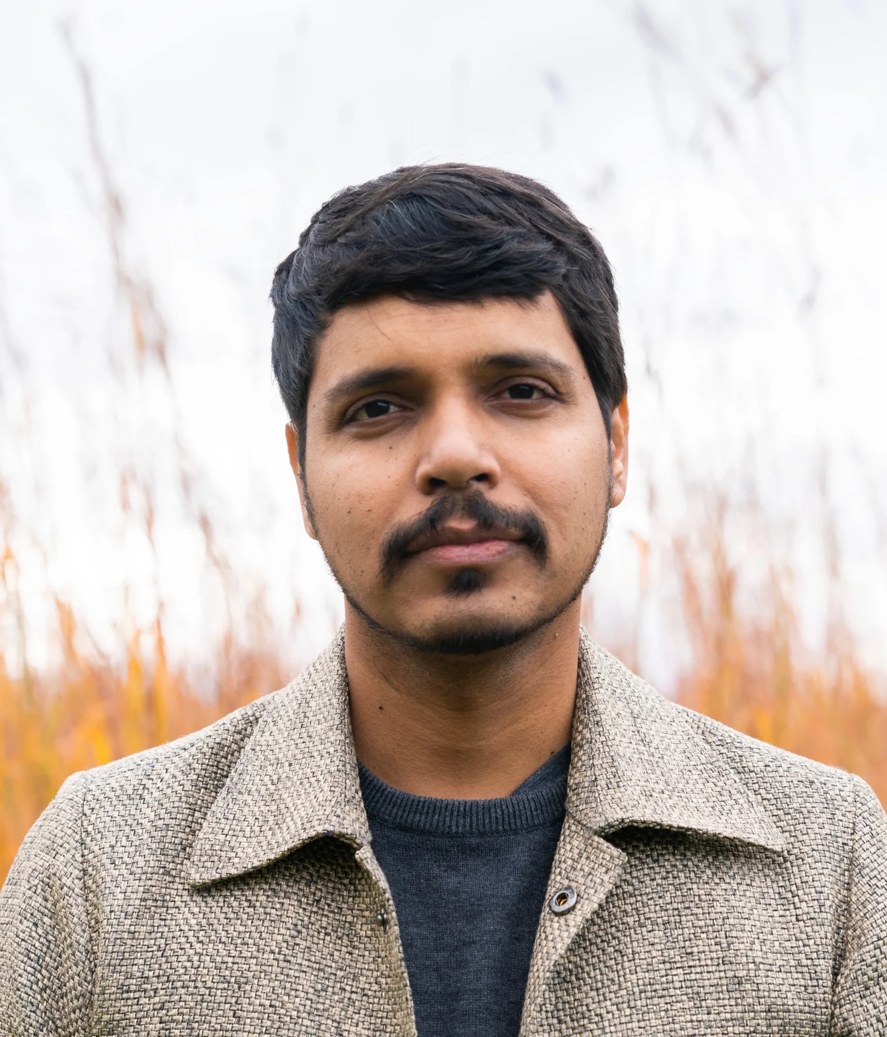 Portrait of curator Srinivas Aditya Mopidevi