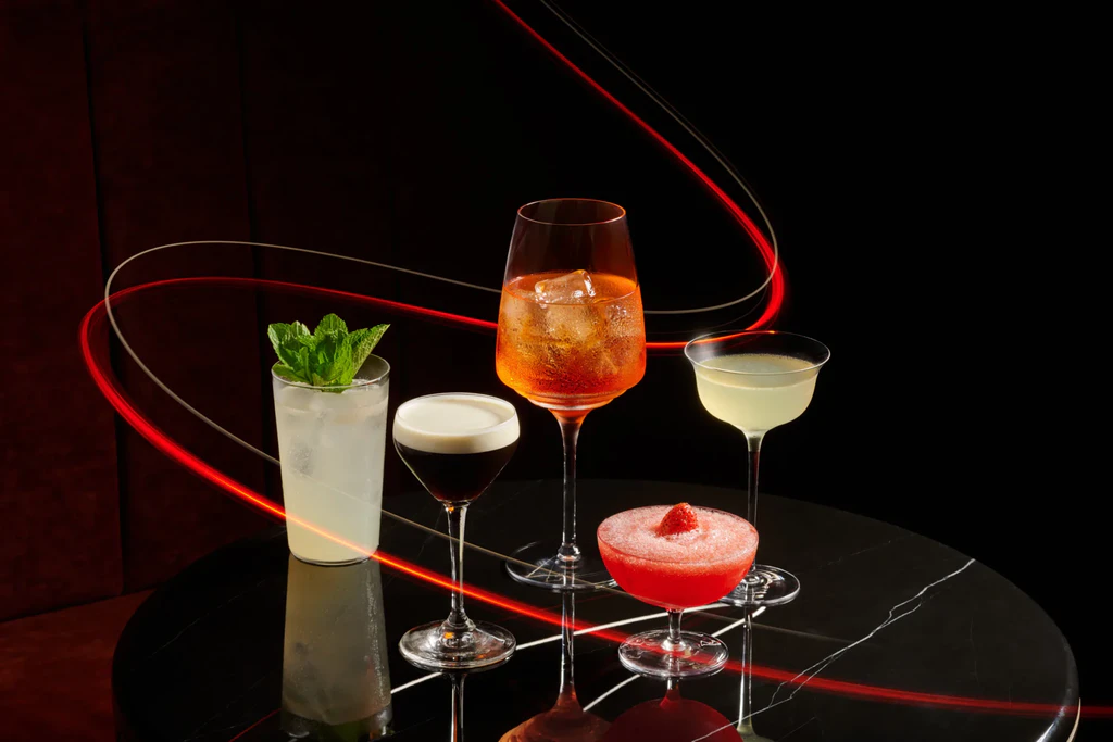 Race-week cocktails at The St. Regis Bar Singapore.