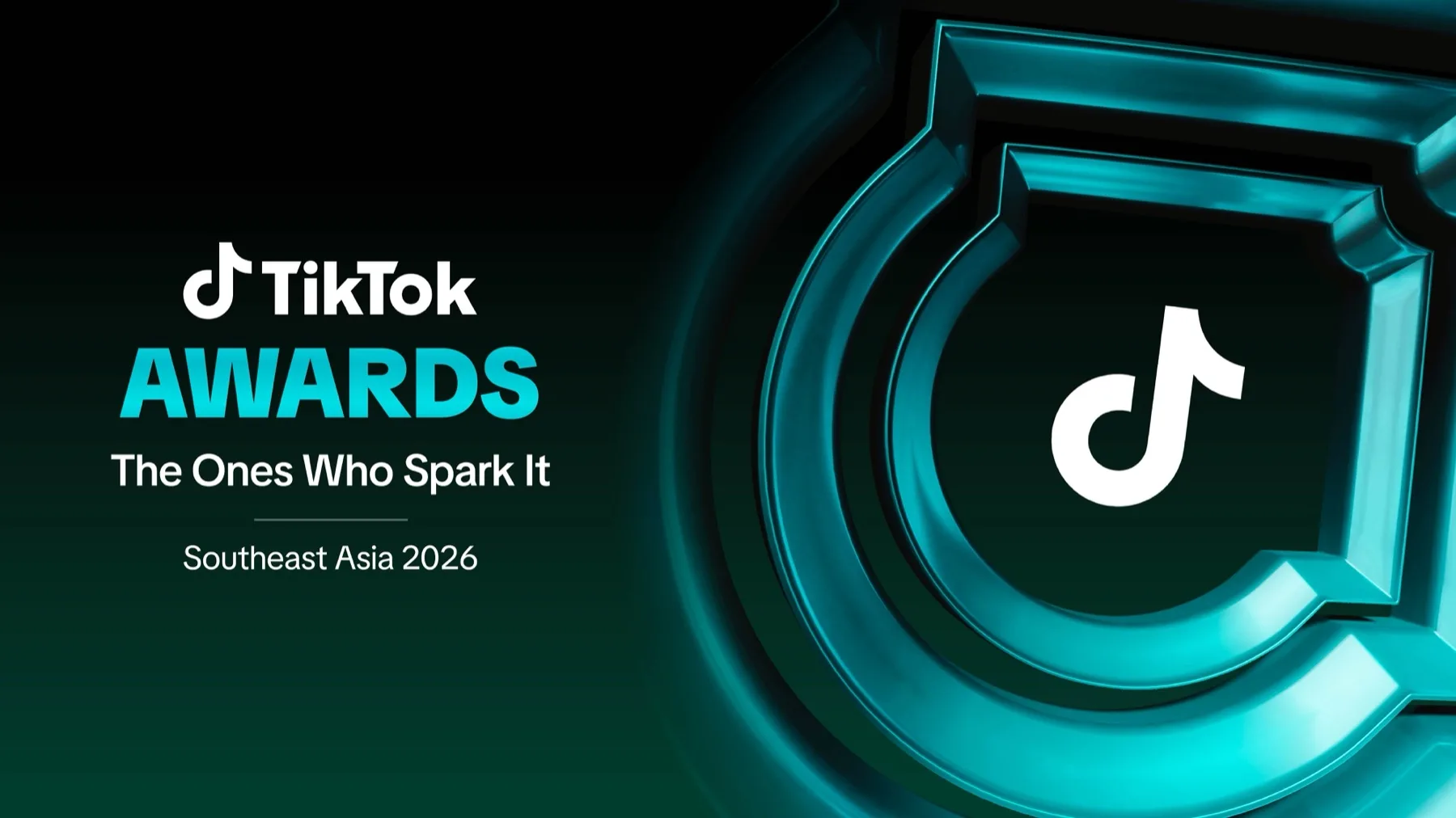 The official TikTok Awards Southeast Asia 2026 key visual.