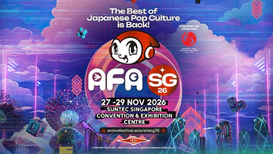 Anime Festival Asia Singapore 2026 key visual with the festival dates and Suntec venue