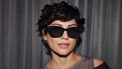 A person wears Meta's new smart glasses, which VivoCity visitors can try free from 24 October.