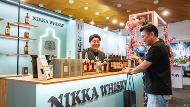 The Nikka booth at Whisky Live Singapore 2025.