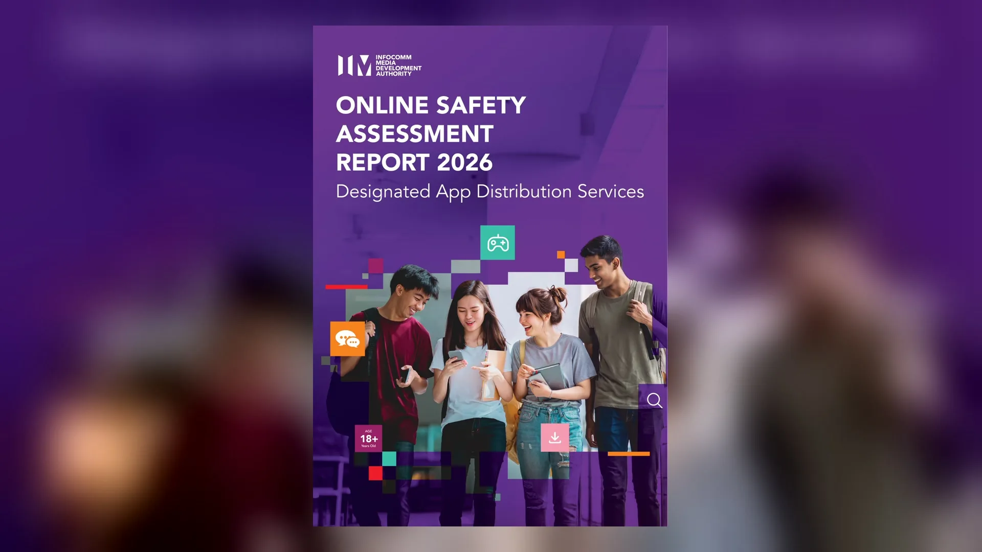 The cover of IMDA's Online Safety Assessment Report 2026.