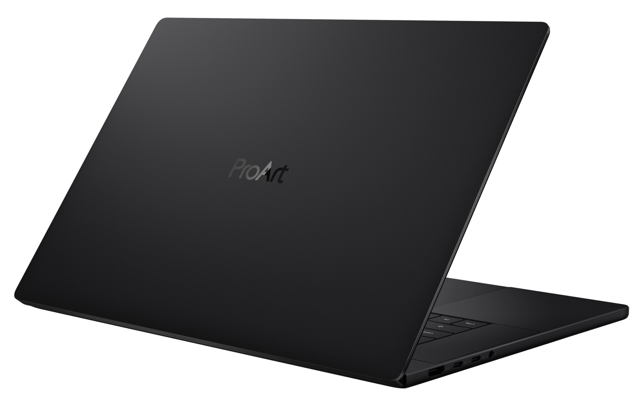 The ProArt P16's matte black lid, with its ProArt logo.