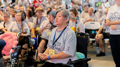 Participants at last year's Stepping Out for Stroke (SOFS 2025).