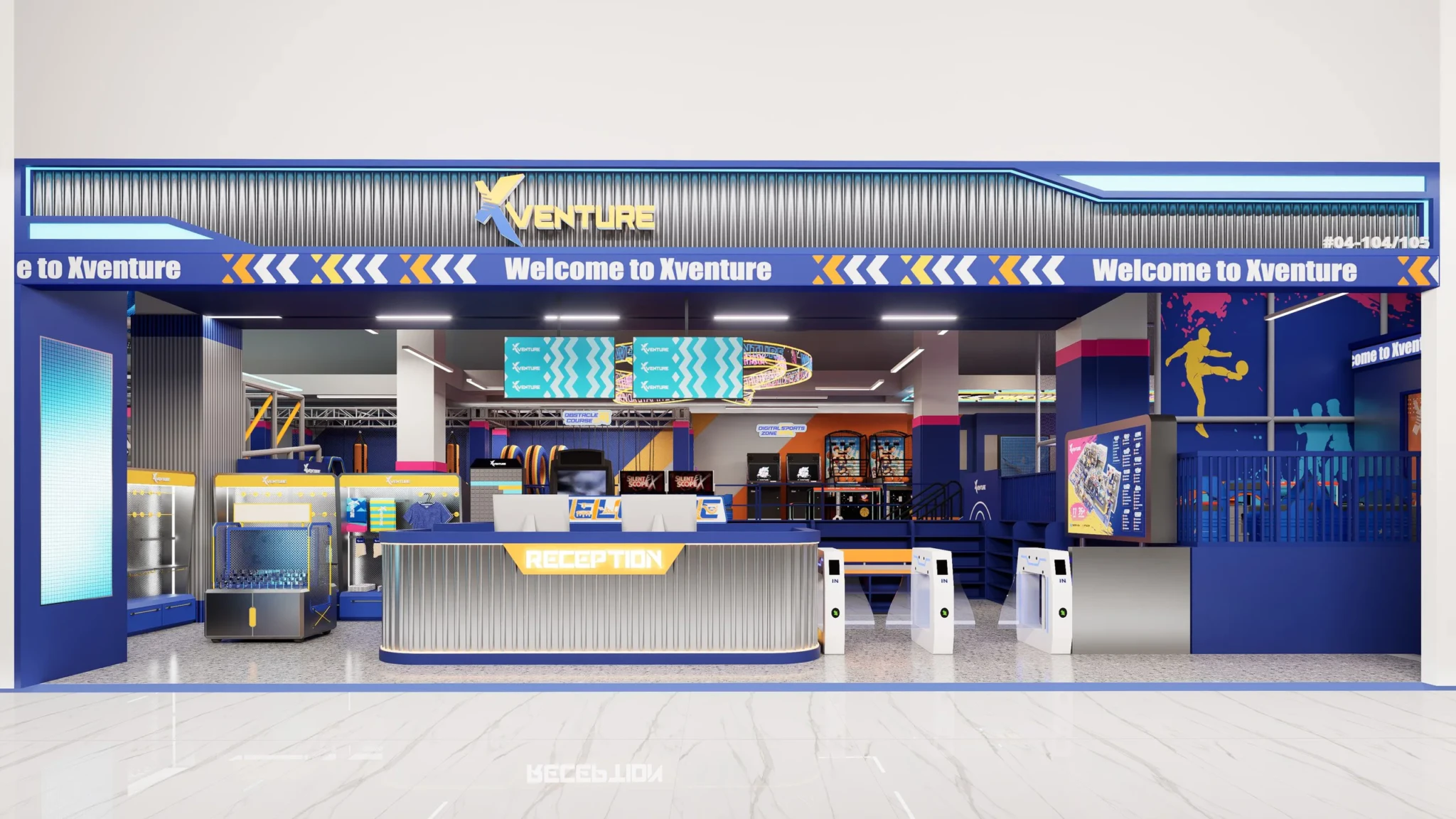 Artist's rendering of the Xventure Singapore entrance