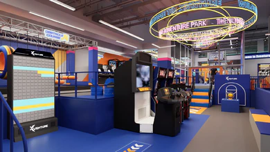 Artist's rendering of the Xventure Singapore arena